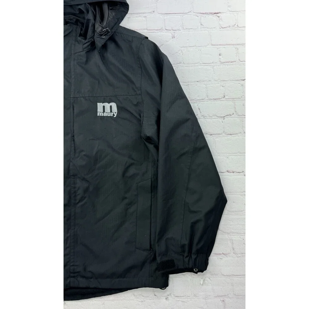 TV Maury Povich Show Black Jacket - RARE Crew gift - Adult Size Large L Maury